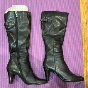 Black Leather Boots